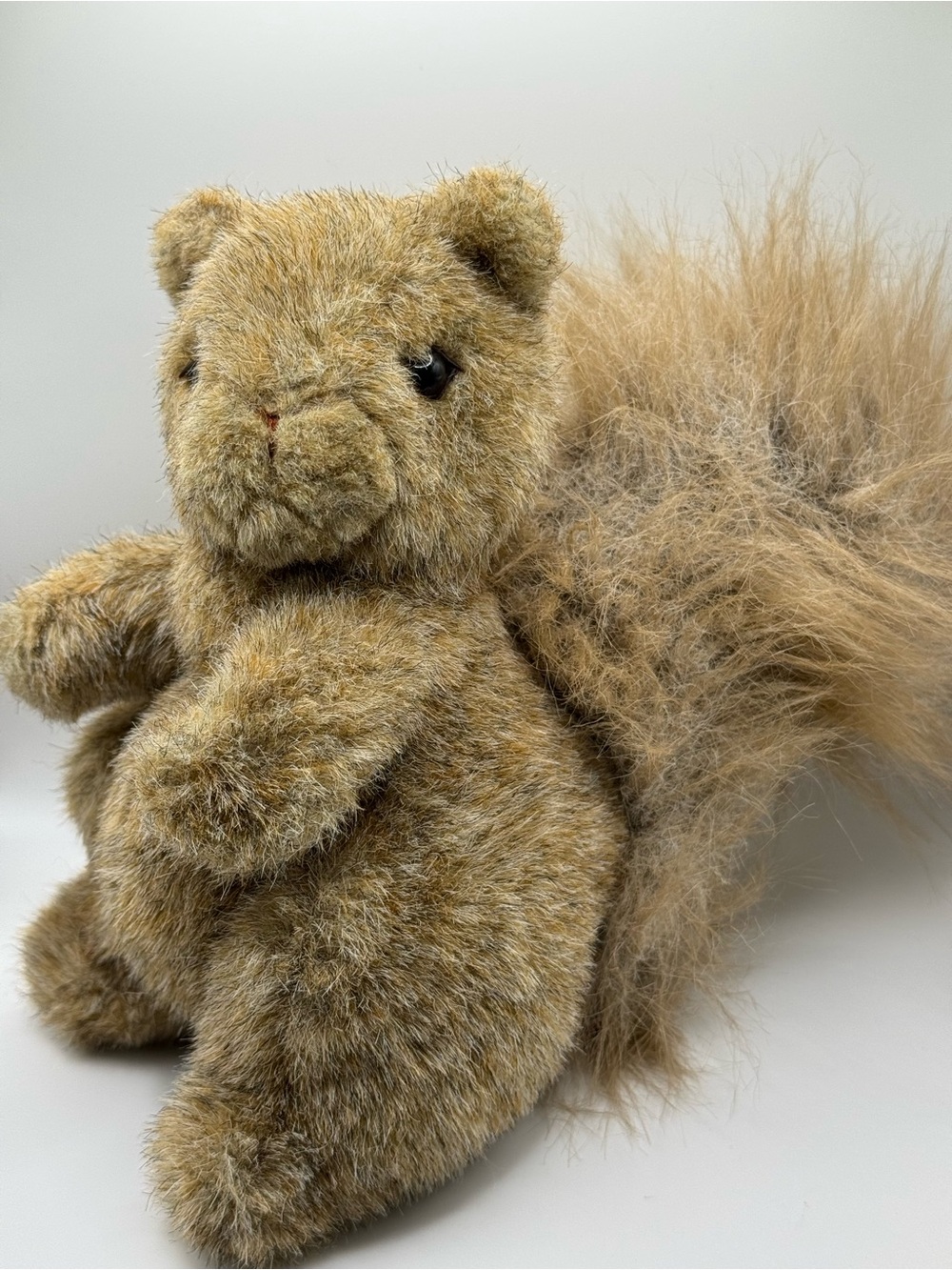 Vintage Gund Skeeter the Squirrel Plush Stuffed Animal Bushy Tail 7.5"